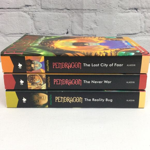 Pendragon Series By D.J. MacHale 2003 Three Book Bundle The Lost City of Faar - Picture 3 of 15